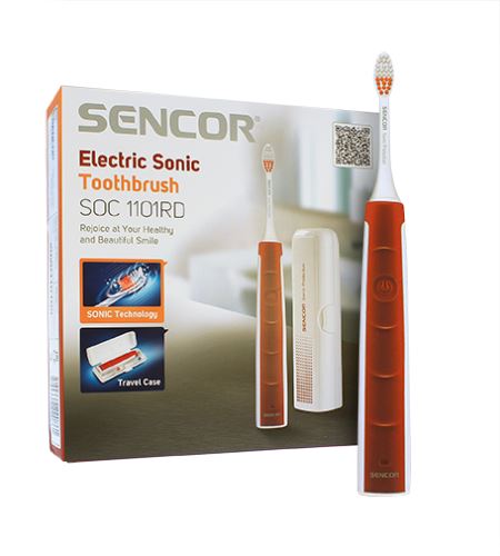 Sencor SOC 1101RD elektrický sonický zubní kartáček