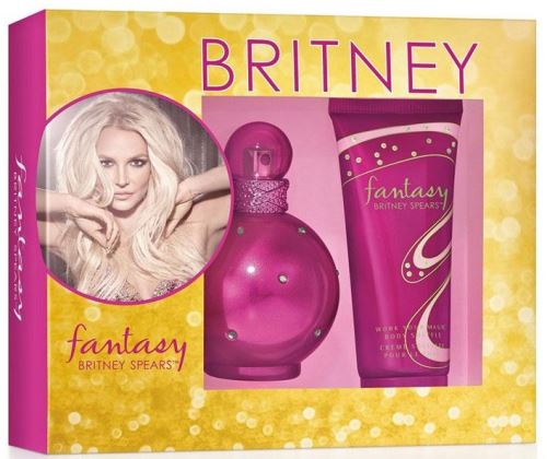 Britney Spears Fantasy dárková sada pro ženy parfémovaná voda 100 ml + tělový krém 100 ml