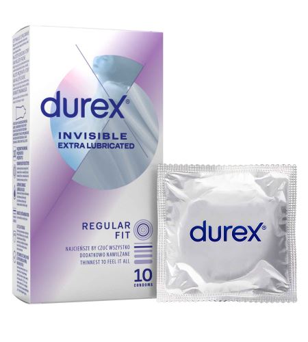 Durex Invisible Extra Lubricated kondomy