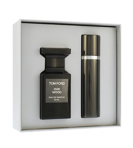 Tom Ford Oud Wood dárková sada unisex parfémovaná voda 50 ml + parfémovaná voda 10 ml