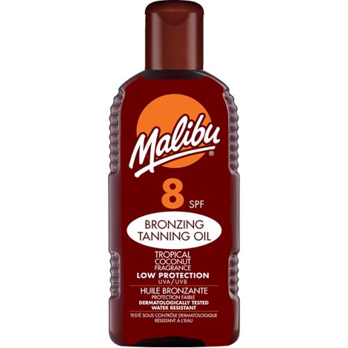Malibu Bronzing Tanning Oil SPF 8 200ml