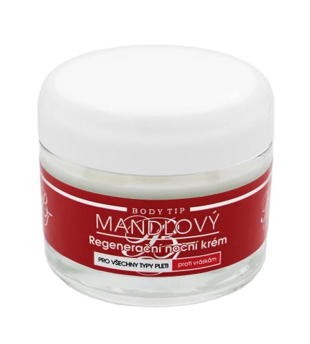 Vivaco Body Tip pleťový noční krém s mandlovým olejem 50 ml