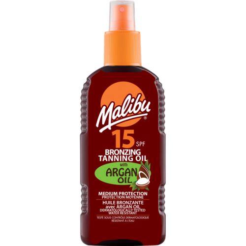 Malibu Bronzing Tanning Oil tanning accelerating oil SPF 15 200 ml