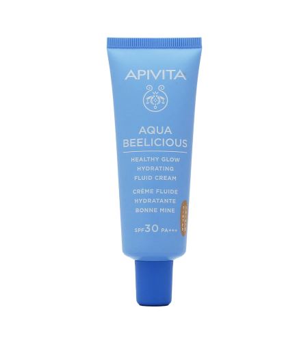 Apivita Aqua Beelicious Fluid Cream tónovaný hydratační krém SPF 30 40 ml